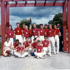 1966.équipe masculine au concours de Pontarlier